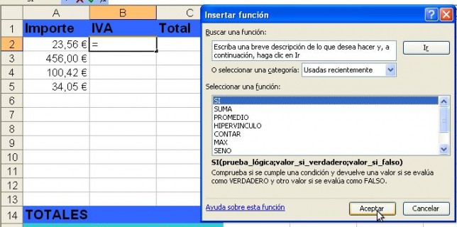 Cálculo del IVA completo